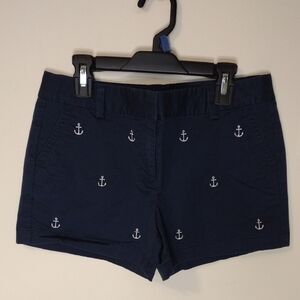 Vineyard Vines Embroidered Anchor Print Shorts Size 14 (Girls)